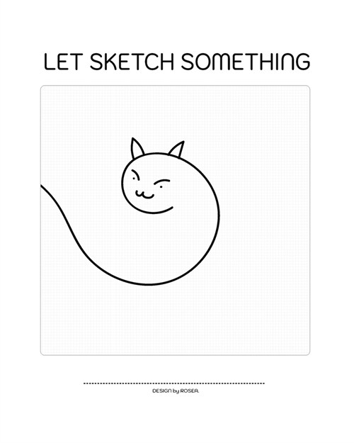 Let Sketch Something: The sketch book drawing and keep all your idea. (Paperback)