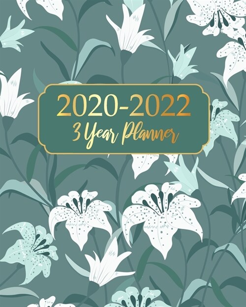 2020-2022 3 Year Planner: Green Garden Business Planners Five Year Journal 36 Months Calendar Agenda Schedule Organizer January 2020 to December (Paperback)