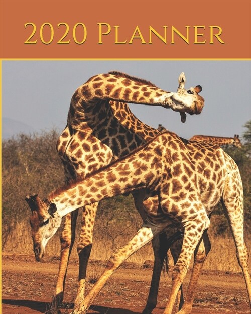 2020 Planner: Giraffe Yoga - Planner Diary - Monthly Calendar - Yoga 2020, Giraffes Cant Dance, Planner Notebook, Best Diary, Journ (Paperback)