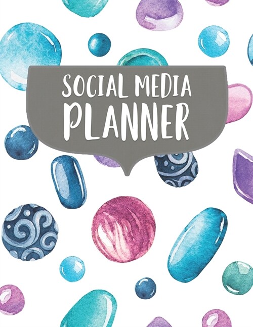 Social Media Planner: 288 Pages, Soft Matte Cover, 8.5 x 11 (Paperback)