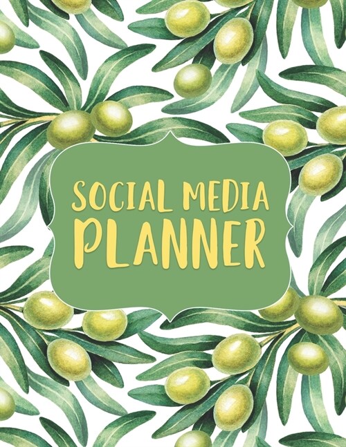 Social Media Planner: 288 Pages, Soft Matte Cover, 8.5 x 11 (Paperback)