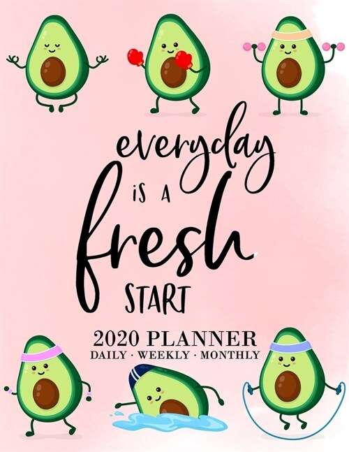 2020 Weekly Planner: 2020 Monthly Planner for January 2020 - December 2020 + Monthly Calendar w/ Notes, To Do List Section, Includes Import (Paperback)