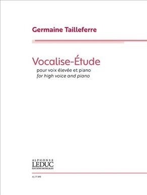 Vocalise Etude: For High Voice and Piano (Paperback)