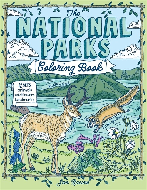 The National Parks Coloring Book (Paperback)