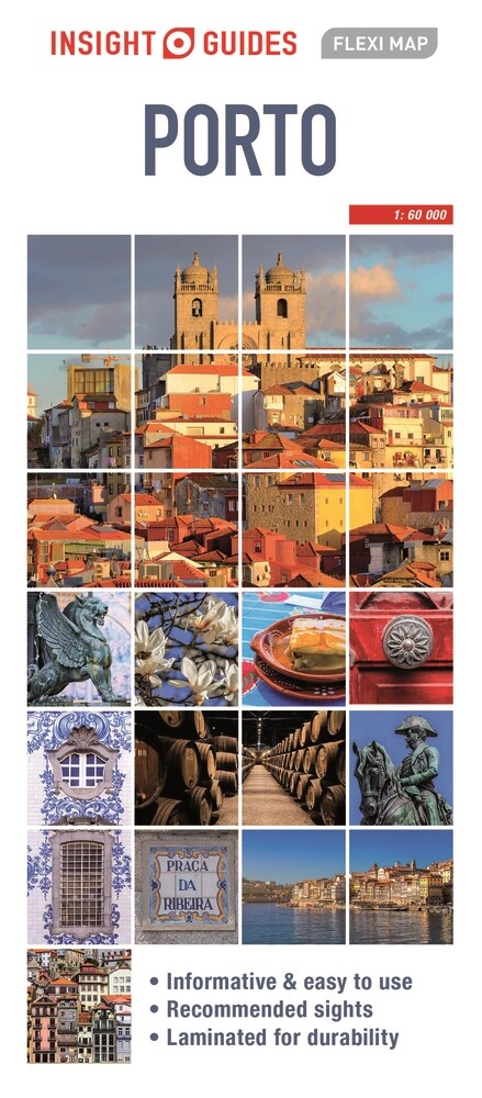 Insight Guides Flexi Map Porto (Insight Maps) (Sheet Map)