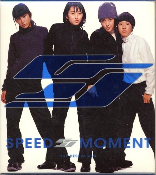 SPEED - Moment: THE BEST ALBUM [타이틀로고 각인 투명PVC커버][일본반]