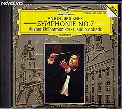 [중고] Bruckner Symphony No.7 / Wiener Philharmoniker,Claudio Abbado 
