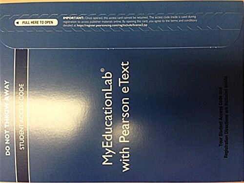 New Myeducationlab with Video-Enhanced Pearson Etext -- Standalone Access Card -- For Literacy for the 21st Century (Hardcover, 6, Revised)