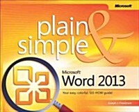 Microsoft Word 2013 Plain & Simple (Paperback)