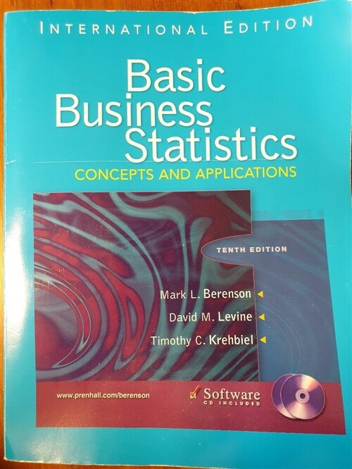 [중고] Basic Business Statistics (Paperback, 10th, International Edition)