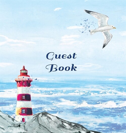 GUEST BOOK FOR VACATION HOME, Visitors Book, Beach House Guest Book, Seaside Retreat Guest Book, Visitor Comments Book. : HARDCOVER: Suitable for Beac (Hardcover)