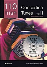 110 Irish Concertina Tunes, Volume 1: With Guitar Chords [With CD] (Paperback)