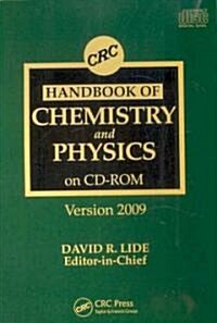 CRC Handbook of Chemistry and Physics Version 2009 (CD-ROM)