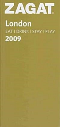 Zagat 2009 London (Paperback)