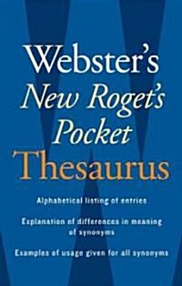 Websters New Rogets Pocket Thesaurus (Paperback, 10)