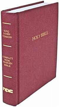 Compact Wide Margin Bible-KJV (Hardcover)