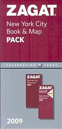 Zagat 2009 New York City Book & Map Pack (Paperback, Map)