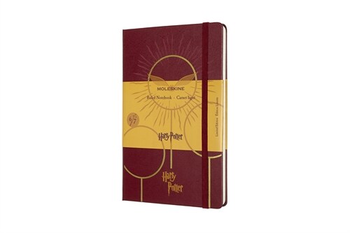 Moleskine Limited Edition Notebook Harry Potter, Book6, Large, Ruled, Bordeaux Red (5 X 8.25) (Hardcover)