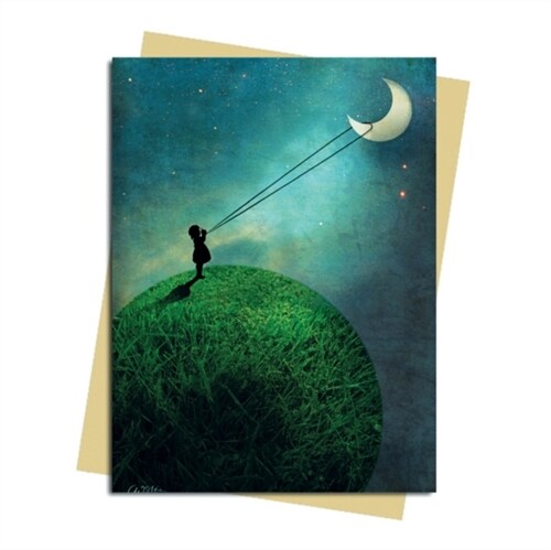 Catrin Welz-Stein: Chasing the Moon Greeting Card: Pack of 6 (Other, Pack of 6)