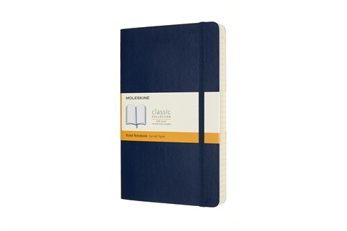 Moleskine Notebook, Expanded, Large, Ruled, Sapphire Blue, Soft Cover (5 X 8.25) (Hardcover)