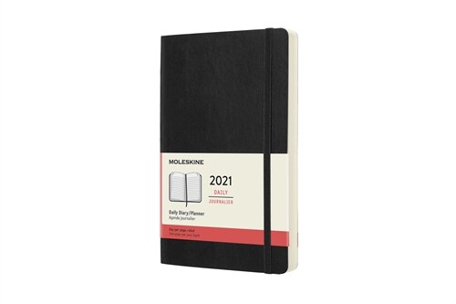 Moleskine 2021 Daily Planner, 12m, Large, Black, Soft Cover (5 X 8.25) (Other)