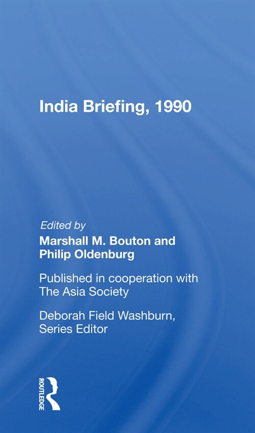 India Briefing, 1990 (Paperback, 1)