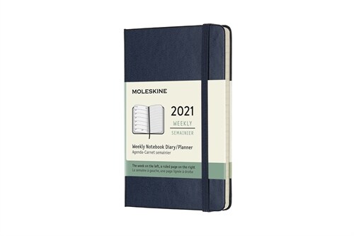 Moleskine 2021 Weekly Planner, 12m, Pocket, Sapphire Blue, Hard Cover (3.5 X 5.5) (Other)