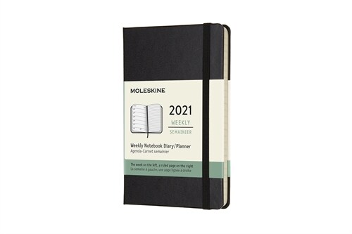 Moleskine 2021 Weekly Planner, 12m, Pocket, Black, Hard Cover (3.5 X 5.5) (Other)