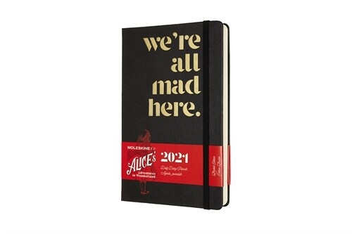 Moleskine 2021 Alice Wonderland Daily Planner, 12m, Large, Mad Hatter, Hard Cover (5 X 8.25) (Other)