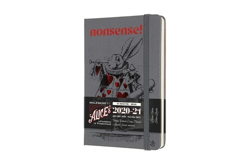 Moleskine 2020-21 Alice Wonderland Weekly Planner, 18m, Pocket, Rabbit, Hard Cover (3.5 X 5.5) (Other)