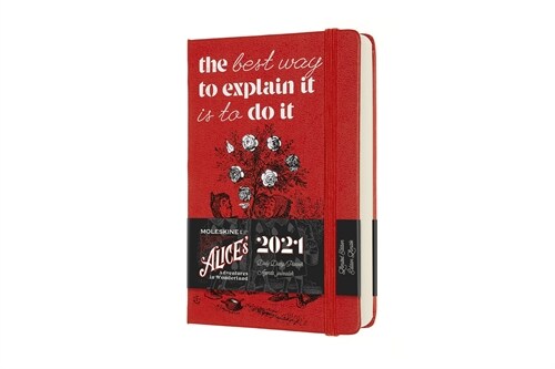 Moleskine 2021 Alice Wonderland Daily Planner, 12m, Pocket, Cards, Hard Cover (3.5 X 5.5) (Other)