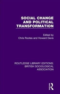 Social Change and Political Transformation (Paperback, 1)