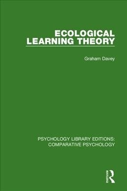 Ecological Learning Theory (Paperback, 1)