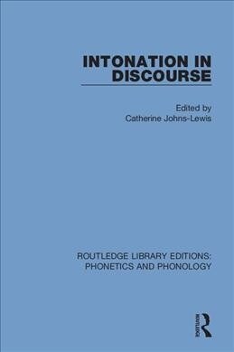 Intonation in Discourse (Paperback, 1)