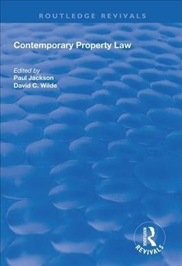 Contemporary Property Law (Paperback, 1)