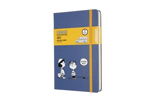 Moleskine 2021 Peanuts Daily Planner, 12m, Large, School Bus, Hard Cover (5 X 8.25) (Other)