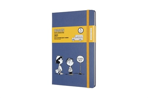Moleskine 2021 Peanuts Weekly Planner, 12m, Large, School Bus, Hard Cover (5 X 8.25) (Other)