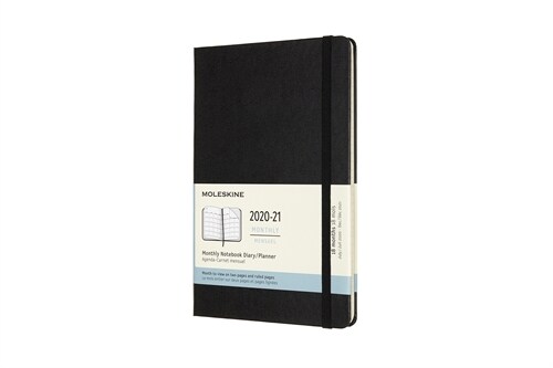 Moleskine 2020-21 Monthly Planner, 18m, Large, Black, Hard Cover (5 X 8.25) (Other)