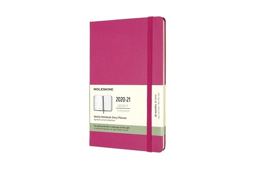 Moleskine 2020-21 Weekly Planner, 18m, Large, Bougainvillea Pink, Hard Cover (5 X 8.25) (Other)