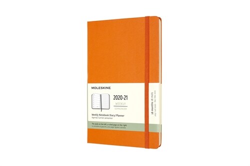 Moleskine 2020-21 Weekly Planner, 18m, Large, Cadmium Orange, Hard Cover (5 X 8.25) (Other)