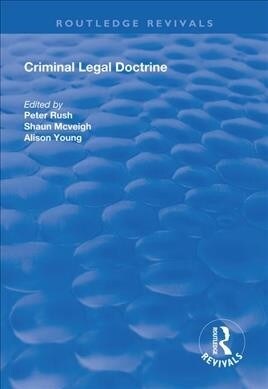 Criminal Legal Doctrine (Paperback, 1)