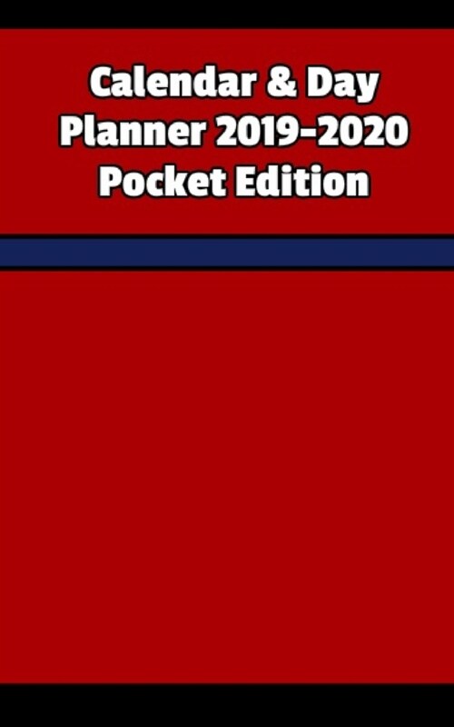 2019-2020 Calendar & Day Planner Pocket Edition (Paperback)