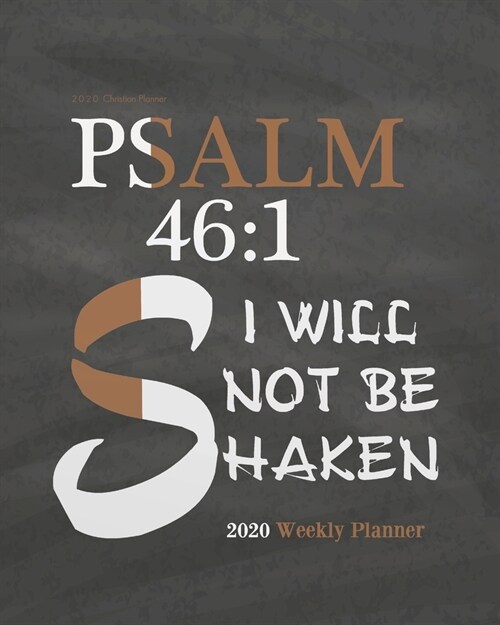 2020 Christian Planner: 2020 Weekly Planner and Calendar, Monthly Calendar Planner, Agenda Planner and Schedule Organizer, Journal Planner wit (Paperback)