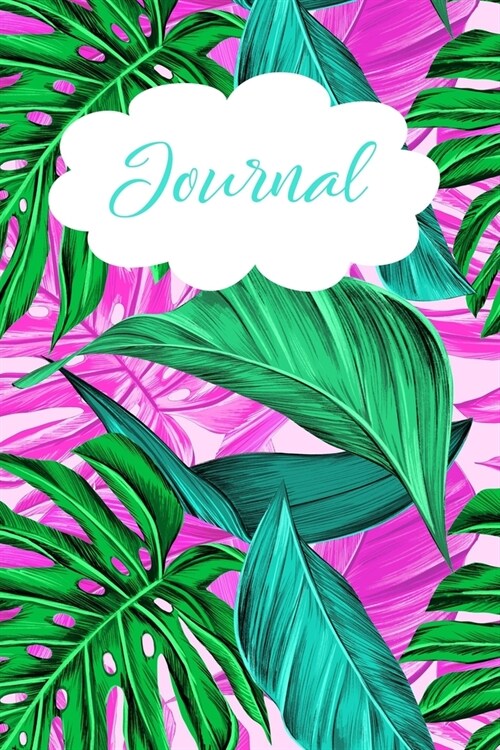 Journal: Blank Lined Journal Diary Notebook Book for Writing and Note Taking For Women, Girls and Teens Palm Leaves (Paperback)