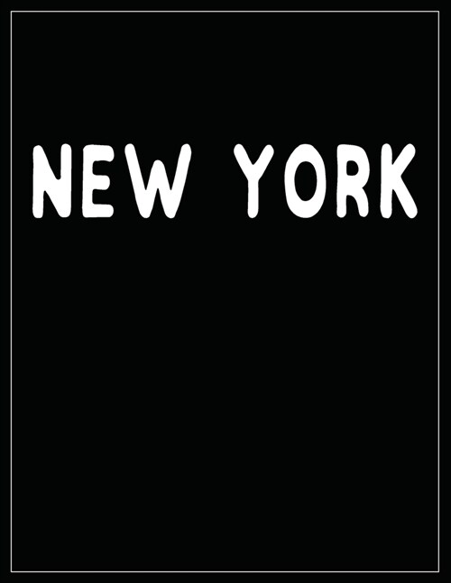 New York: Black and white Decorative Book - Perfect for Coffee Tables, End Tables, Bookshelves, Interior Design & Home Staging A (Paperback)