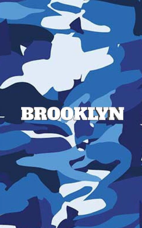 Brooklyn blue camouflage Creative journal Sir Michael Huhn Artist designer Edition: Brooklyn blue camouflage Creative journal (Paperback)