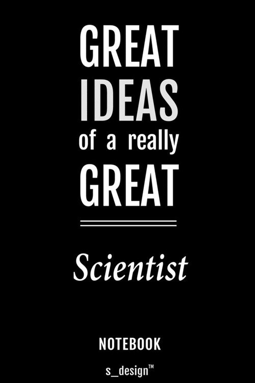 Notebook for Scientists / Scientist: awesome handy Note Book [120 blank lined ruled pages] (Paperback)