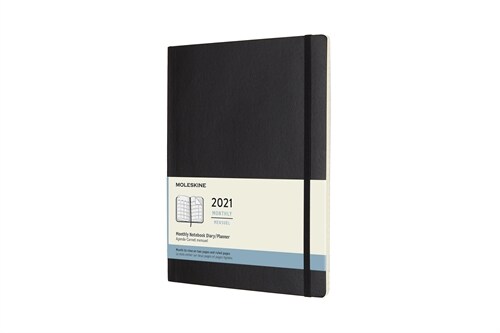 Moleskine 2021 Monthly Planner, 12m, Extra Large, Black, Soft Cover (7.5 X 9.75) (Other)