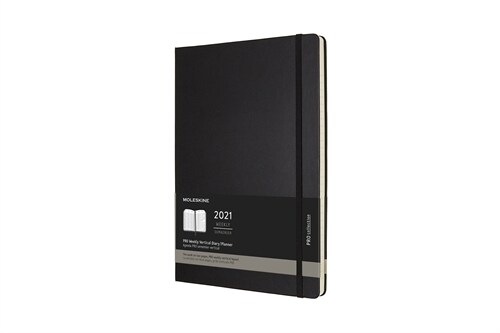 Moleskine 2021 Professional Weekly Vertical Planner, 12m, A4, Black, Hard Cover (8.25 X 11.75) (Other)