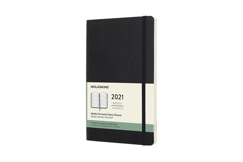 Moleskine 2021 Weekly Horizontal Planner, 12m, Large, Black, Soft Cover (5 X 8.25) (Other)